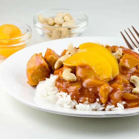 Recipe: Chicken pilaf with peaches
