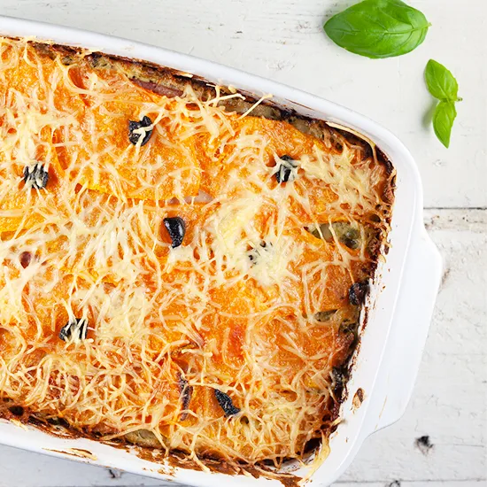 Recipe: Pumpkin, ham and pesto lasagne