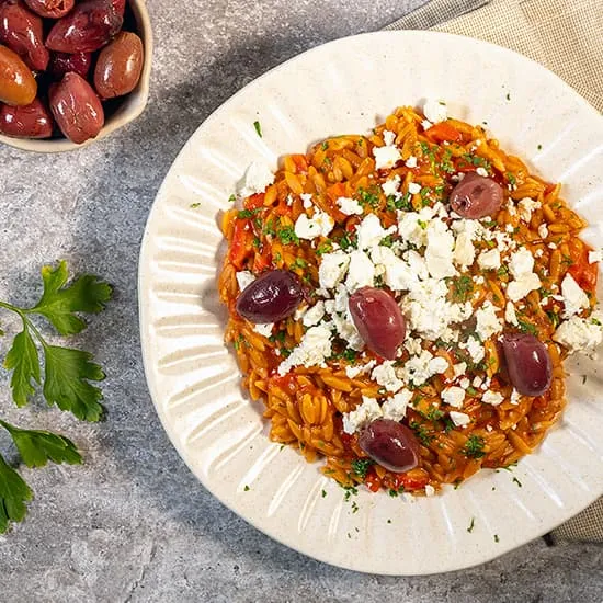Recipe: Whole wheat tomato orzo