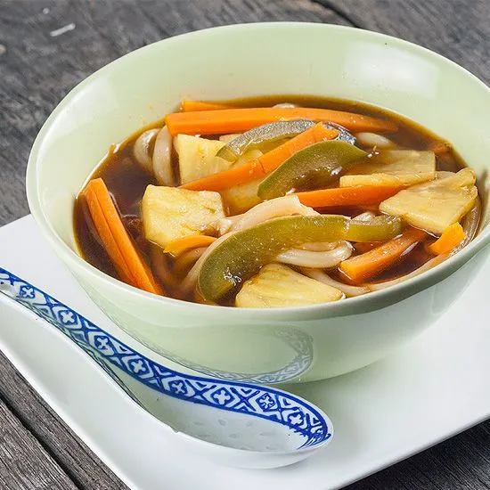 Recipe: Japanese pineapple udon noodle soup