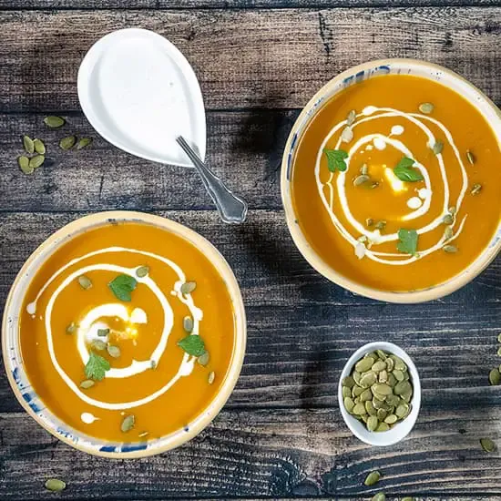 Recipe: Pumpkin soup with coconut milk