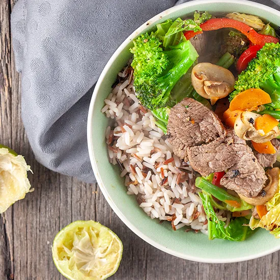 Recipe: Black pepper and lime beef stir-fry