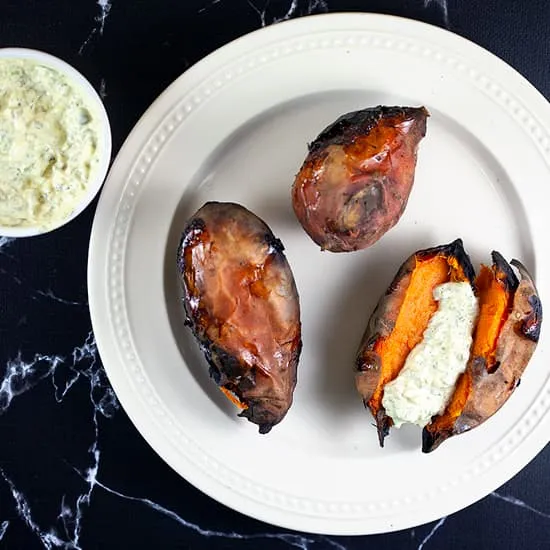 Recipe: Barbecued sweet potatoes