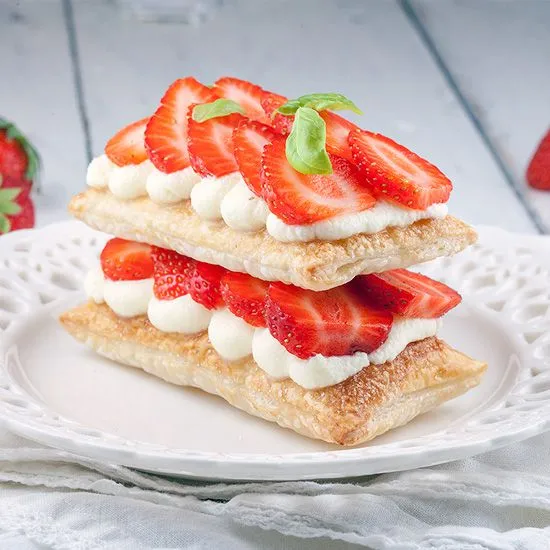 Recipe: Strawberry mille-feuille