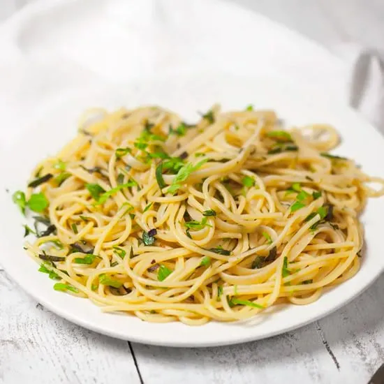 Recipe: Spaghetti with chilli and garlic
