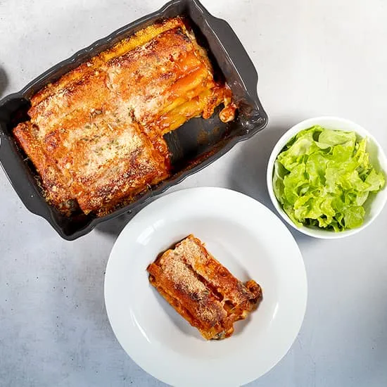 Recipe: Beef cannelloni with mozzarella