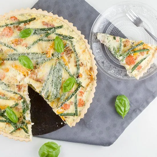 Recipe: Green beans and bacon quiche