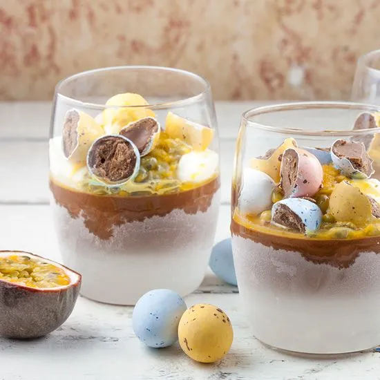 Recipe: Chocolate parfait with passion fruit