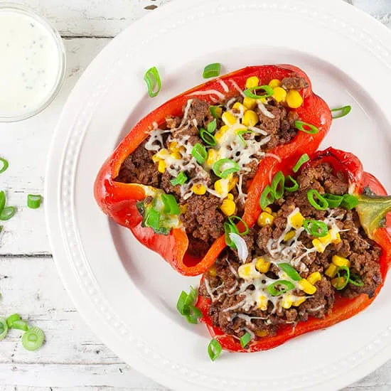 Recipe: Beef stuffed peppers