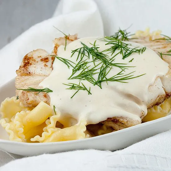 Recipe: Creamy white wine and dill sauce