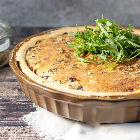 Recipe: Mushroom quiche
