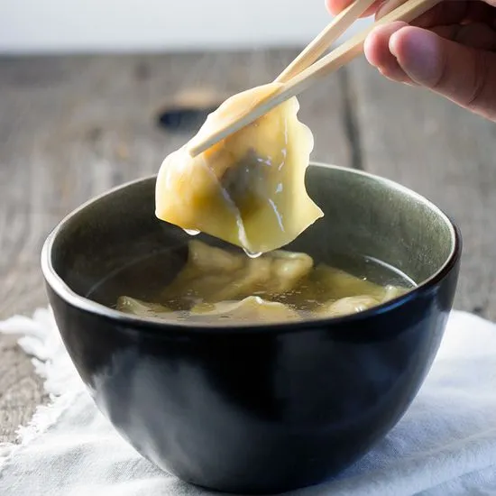 Recipe: Wonton in spiced chicken broth
