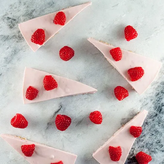 Recipe: No-bake raspberry cheesecake