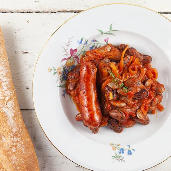 Recipe: Beans with tomato and onion