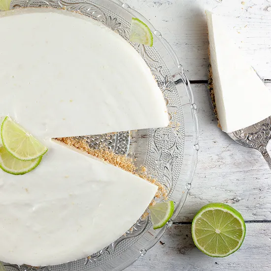 Recipe: Lime quark pie