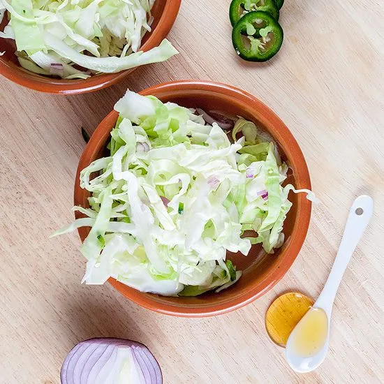 Recipe: Shredded green cabbage salad