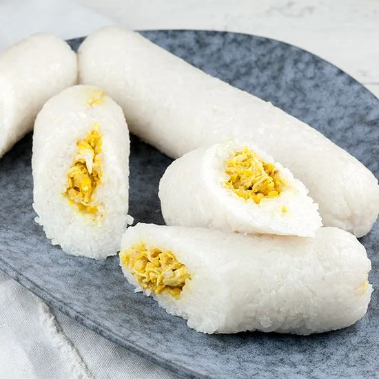 Recipe: Lemper ayam -- sticky rice with chicken filling