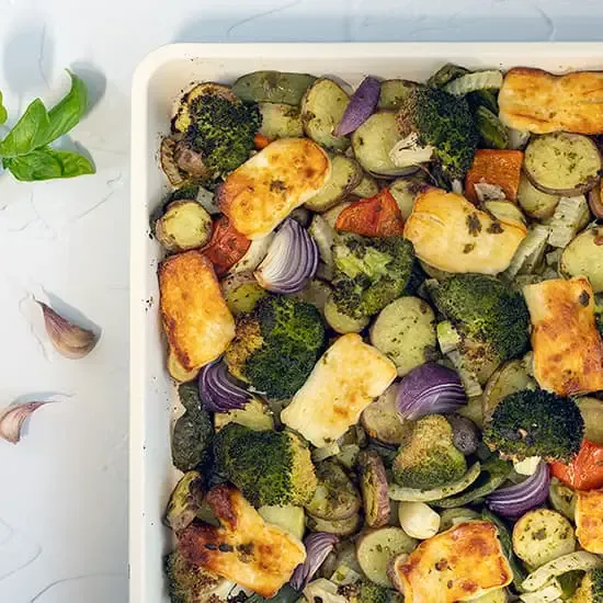 Recipe: Vegetarian traybake