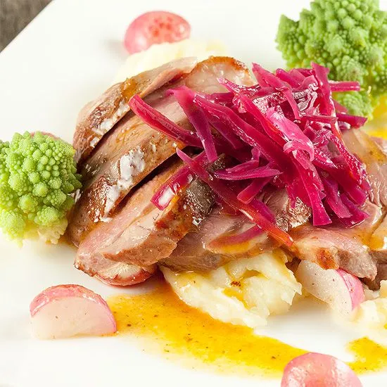 Recipe: Juicy duck breast and Romanesco