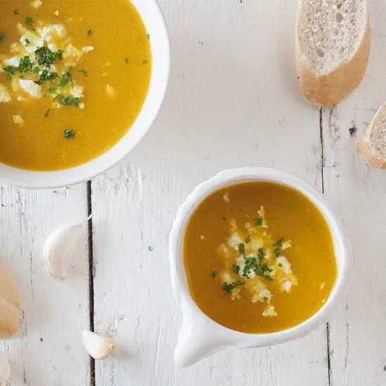 Recipe: Roasted yellow pepper soup
