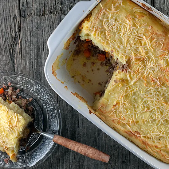 Recipe: Hachis parmentier with pumpkin