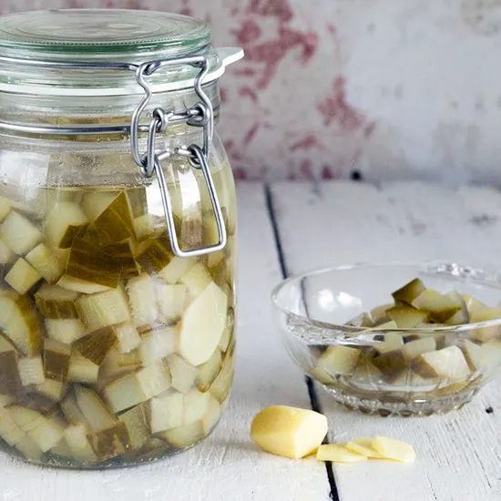 Recipe: Pickled cucumbers with ginger