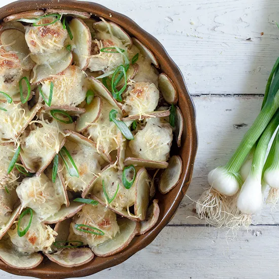 Recipe: Oven baked meatballs, potatoes and bechamel sauce