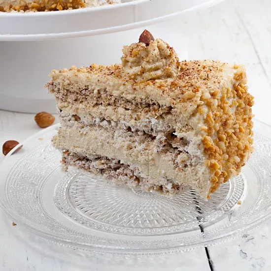 Recipe: Mocha and hazelnut meringue pie