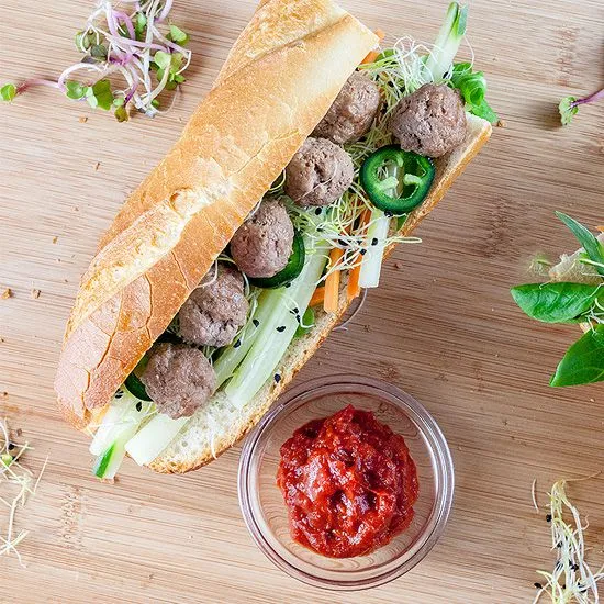 Recipe: Mini meatballs sandwich
