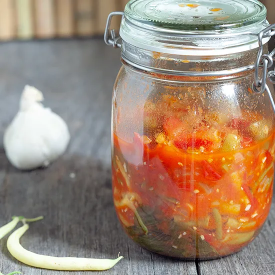 Recipe: Pickled beans in tomato sauce