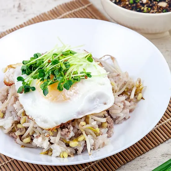 Recipe: Soybean sprouts bibimbap