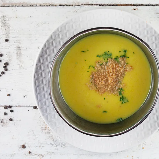 Recipe: Patty pan squash and coconut soup