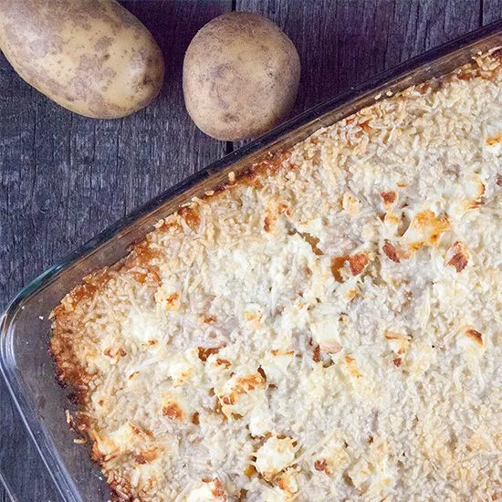 Recipe: Eggplant and feta casserole