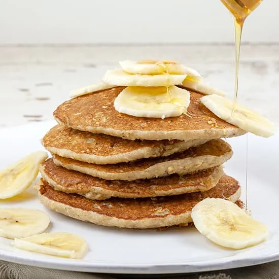 Recipe: Oatmeal and banana pancakes