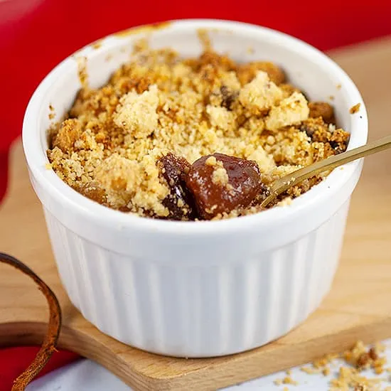 Recipe: Cherry crumble