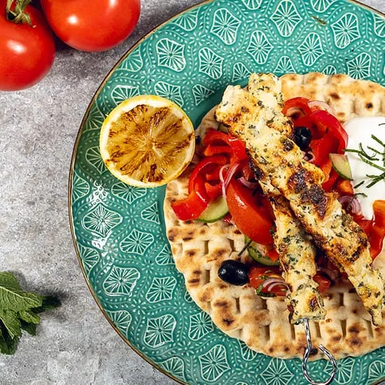 Recipe: Greek chicken kabobs