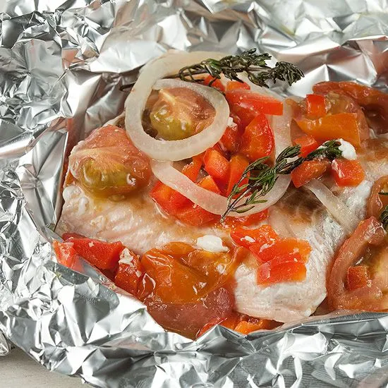 Recipe: Salmon baked in foil