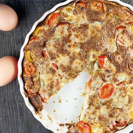 Recipe: Cherry tomato clafoutis