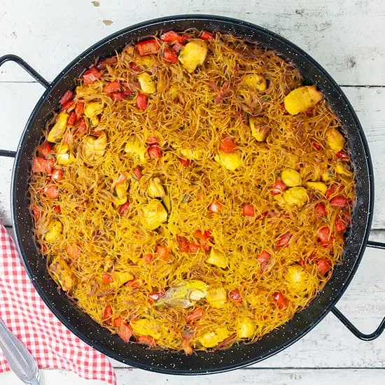 Recipe: Catalan chicken Fideuá