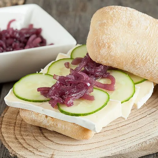 Recipe: Red onion compote and brie sandwich