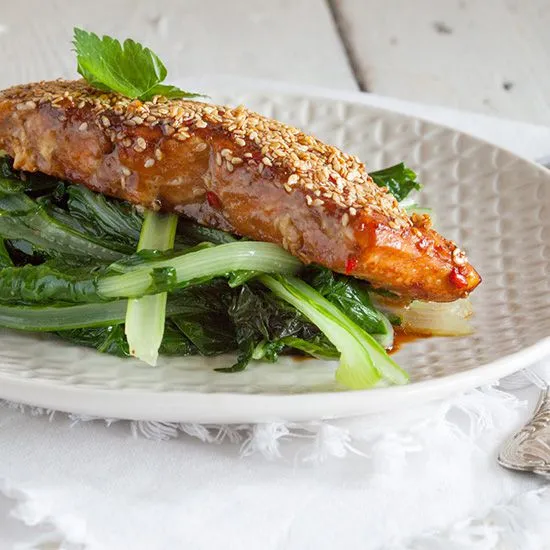 Recipe: Sesame-crusted salmon