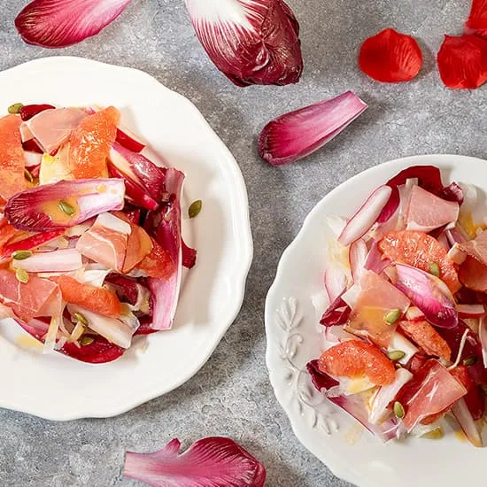 Recipe: Valentine's day Salad with Endive, Grapefruit and Fennel