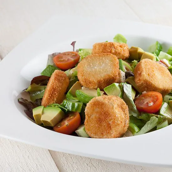 Recipe: Fried goat cheese salad