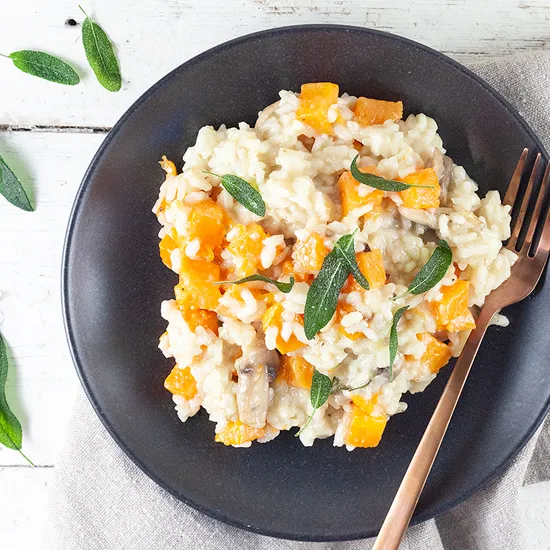 Recipe: Pumpkin and mushroom risotto