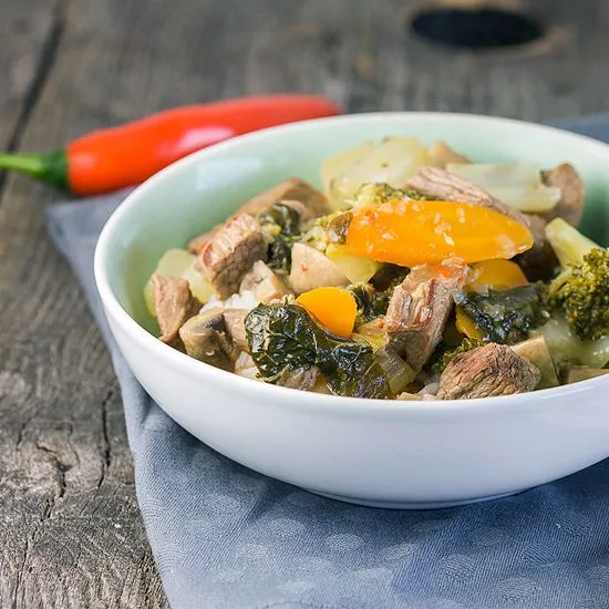 Recipe: Beef and vegetable curry