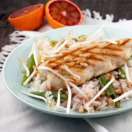 Recipe: Grilled turkey breast with blood orange dressing