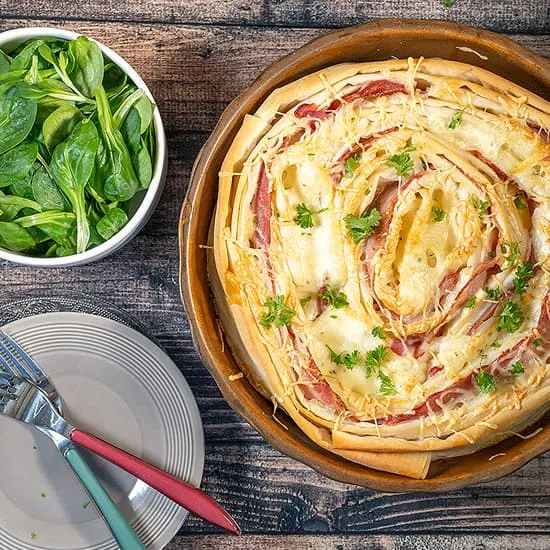 Recipe: Raclette quiche