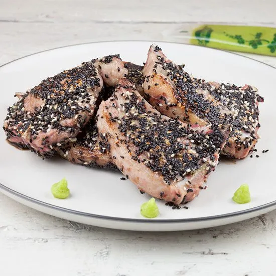 Recipe: Wasabi and sesame lamb shoulder chop