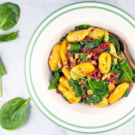 Recipe: Spinach and tomato gnocchi