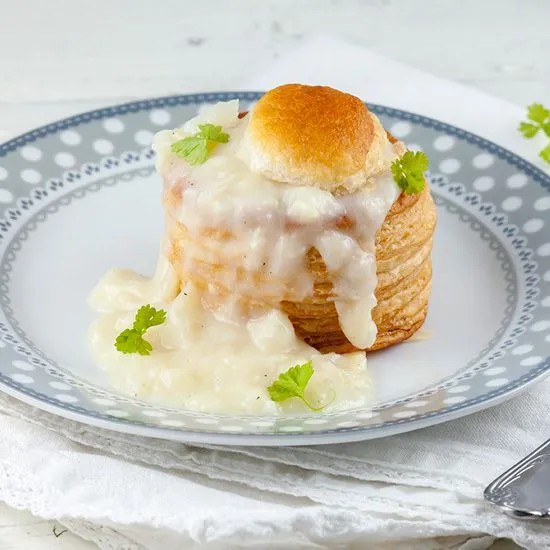 Recipe: White asparagus vol au vents